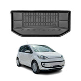 OMAC Premium Bandeja Maletero Alfombrilla para VW Up 2011-2025 Negro Goma TPE